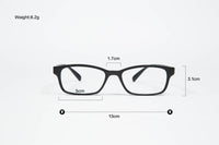 膠框眼鏡鏡框-扁型窄框-TR-Bench